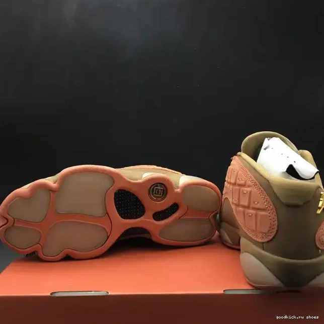 Cheap x Sepia AT3102-200 Jordan 13 Air CLOT Canteen-Terra Low Blush Stone 0613